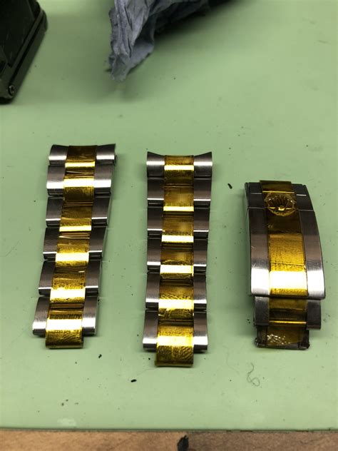 rebrush rolex bracelet|Refinishing a rolex case and bracelet .